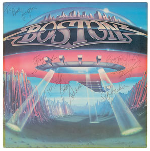 Lot #4490  Boston Signed Album