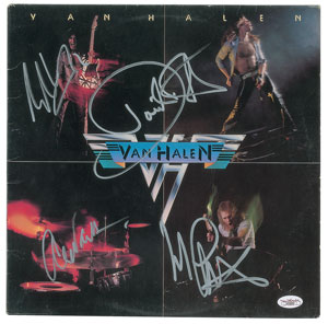 Lot #4534  Van Halen Signed Album