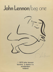 Lot #4056 John Lennon 'Bag One' Lithograph Set - Image 6