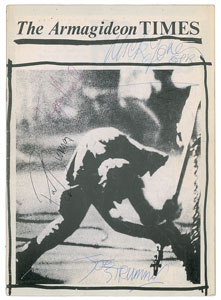 Lot #4651 The Clash Signed Magazine - Image 1