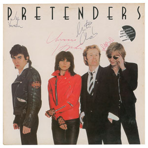 Lot #4701 The Pretenders Signed Album