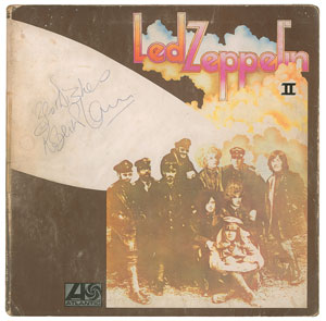 Lot #4159 Robert Plant Signed Album