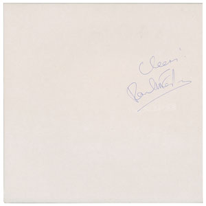 Lot #4041 Paul McCartney Signed Album