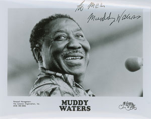 Lot #4228 Muddy Waters Signed Photograph - Image 1