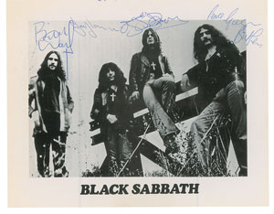 Lot #4489  Black Sabbath Signed Program - Image 2