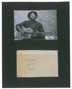 Lot #4281 Mississippi John Hurt Signature - Image 1