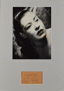 Lot #4216 Billie Holiday Signature - Image 1
