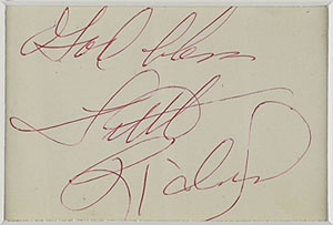 Lot #4393 Chuck Berry, Jerry Lee Lewis, and Little Richard Signatures - Image 2