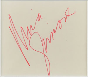 Lot #4314 Nina Simone Signature - Image 2