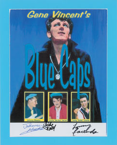 Lot #4403 Gene Vincent and His Blue Caps Signatures - Image 1