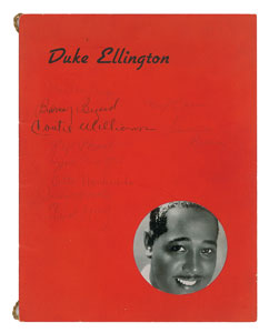 Lot #4261 Duke Ellington's Orchestra Signed Program (Signed by 10) - Image 1