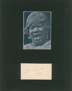 Lot #4323 Sister Rosetta Tharpe Signature - Image 1