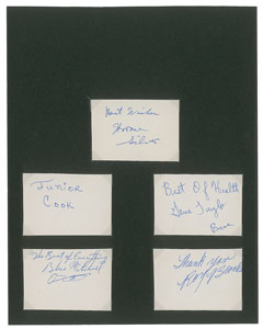 Lot #4312 Horace Silver Quintet Signatures - Image 1