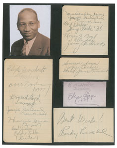 Lot #4275 Edgar Hayes Orchestra Signatures - Image 1