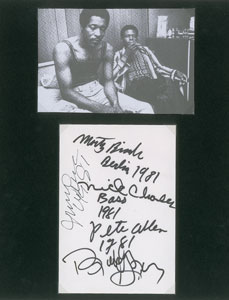 Lot #4269 Buddy Guy and Junior Wells Signatures - Image 1