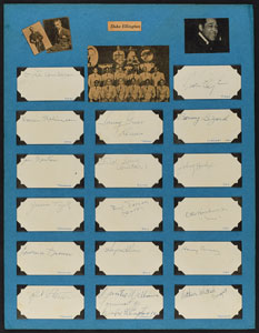 Lot #4258 Duke Ellington Orchestra Signatures - Image 1