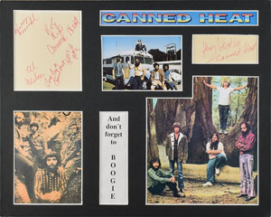 Lot #4433  Canned Heat Signatures - Image 1