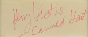 Lot #4433  Canned Heat Signatures - Image 3