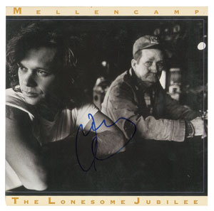 Lot #4693 John Mellencamp Signed Album - Image 1