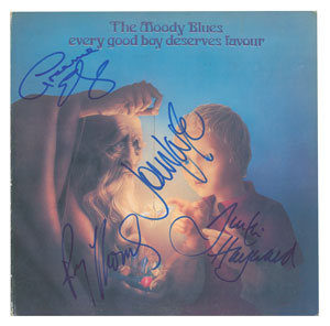 Lot #4455 The Moody Blues Signed Album - Image 1