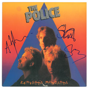 Lot #4612 The Police Signed Album