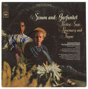 Lot #4460  Simon and Garfunkel Signed Album
