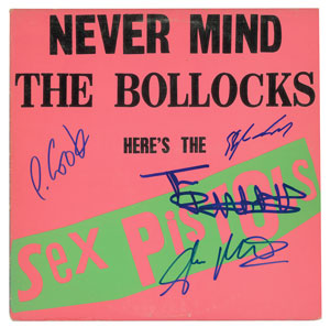 Lot #4659 The Sex Pistols Signed Album