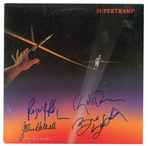 Lot #4629  Supertramp Signed Album - Image 1