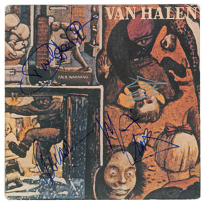 Lot #4533  Van Halen Signed Album