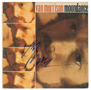Lot #4412 Van Morrison Signed Album - Image 1