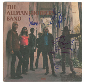 Lot #4545  Allman Brothers Signed Album
