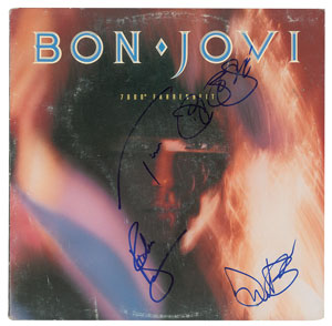 Lot #4677  Bon Jovi Signed Album - Image 1