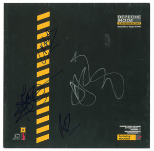 Lot #4662  Depeche Mode Signed Album - Image 1