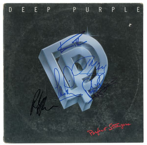 Lot #4574  Deep Purple Signed Album
