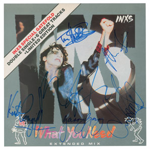 Lot #4688  INXS Signed Album - Image 1