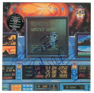 Lot #4689  Iron Maiden Signed Album