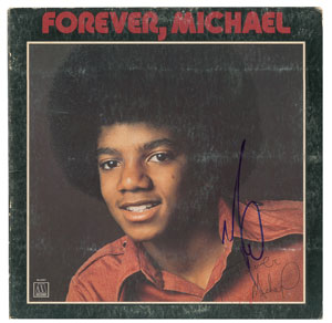 Lot #4181 Michael Jackson Signed Album