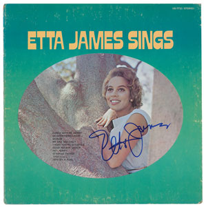 Lot #4400 Etta James Signed Album - Image 1