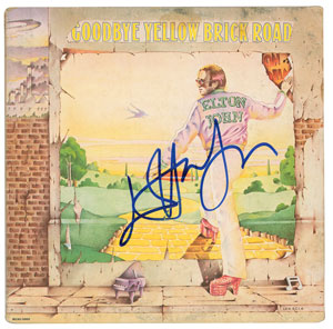 Lot #4595 Elton John Signed Album