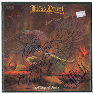 Lot #4691  Judas Priest Signed Album - Image 1