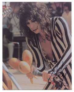 Lot #4543  Aerosmith: Steven Tyler Signed Photograph - Image 1