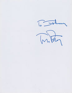 Lot #4609 Tom Petty Signature