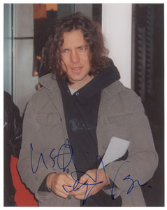 Lot #4756  Pearl Jam: Eddie Vedder Signed Photograph - Image 1