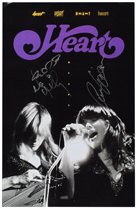 Lot #4588  Heart Signed Poster - Image 1