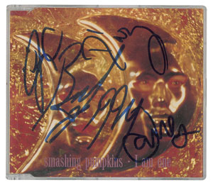 Lot #4760  Smashing Pumpkins Signed CD - Image 1