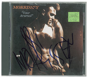 Lot #4696  Morrissey Signed CD
