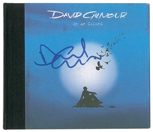 Lot #4165 David Gilmour Signed CD