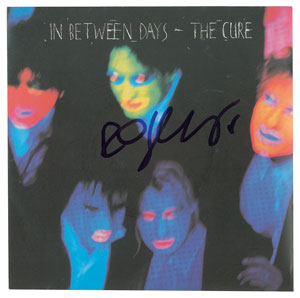 Lot #4679 The Cure: Robert Smith Set of (6) Signed 45 RPM Records - Image 2