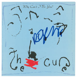 Lot #4679 The Cure: Robert Smith Set of (6) Signed 45 RPM Records - Image 5