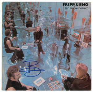 Lot #4579 Brian Eno Signed Album - Image 1